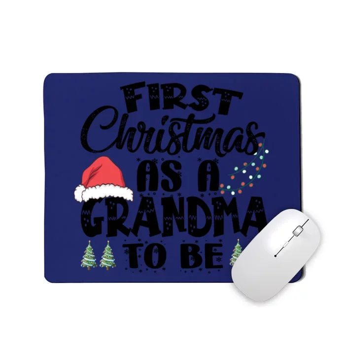 First Christmas As A Grandma To Be Gift Future Granny Xmas Meaningful Gift Mousepad