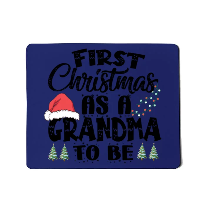 First Christmas As A Grandma To Be Gift Future Granny Xmas Meaningful Gift Mousepad