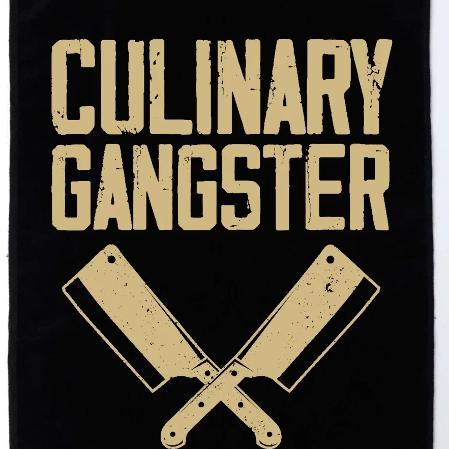 Funny Chef Art Restaurant Kitchen Food Cooking Platinum Collection Golf Towel