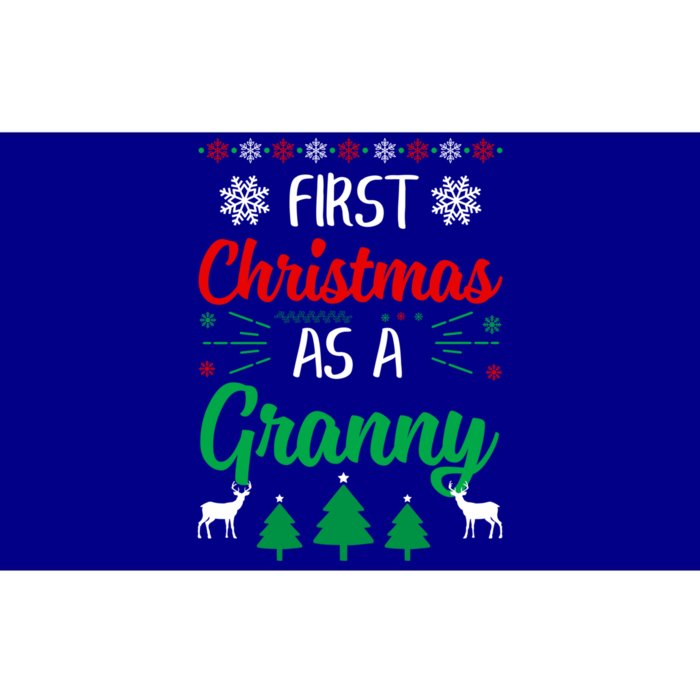 First Christmas As A Granny Funny Xmas First Time Grandma Meaningful Gift Bumper Sticker