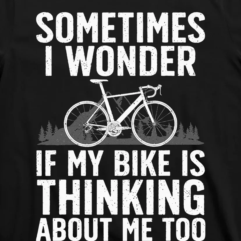 Funny Cycling Art For Men Women Kids Bike Rider Track Racing T-Shirt