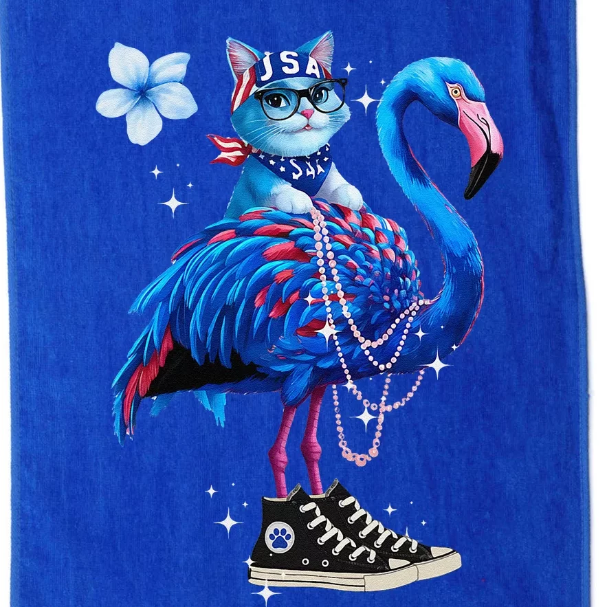 Flamingo Chucks And Pearls Cat Ladies Kamala 2024 Platinum Collection Golf Towel