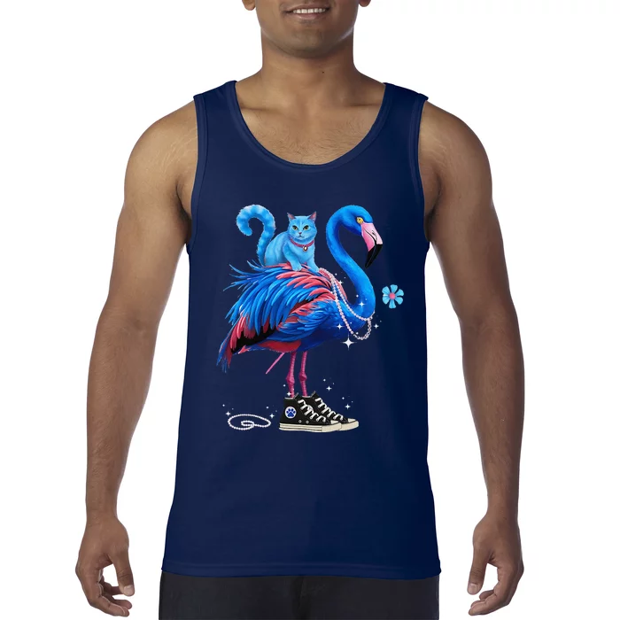 Flamingo Chucks And Pearls Cat Ladies Kamala 2024 Tank Top