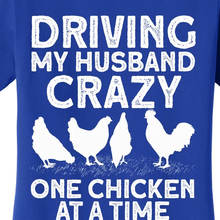 Funny Chicken Art For Mom Chicken Lady Chicken Farmer Women's T-Shirt