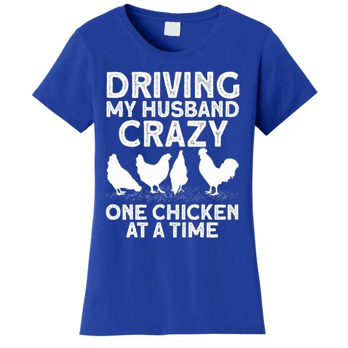 Funny Chicken Art For Mom Chicken Lady Chicken Farmer Women's T-Shirt