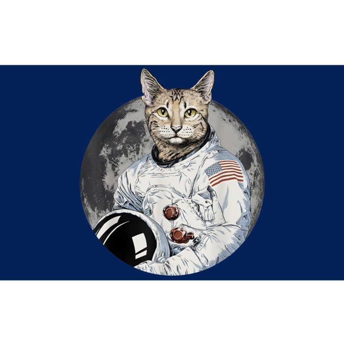 Funny Cat Astronaut Space Cosmic Kitten Moon Meme Bumper Sticker