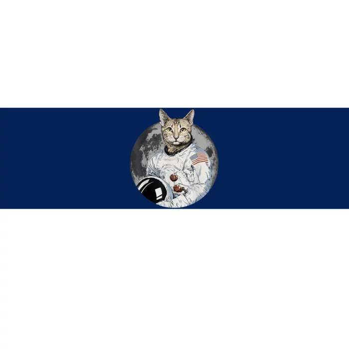 Funny Cat Astronaut Space Cosmic Kitten Moon Meme Bumper Sticker