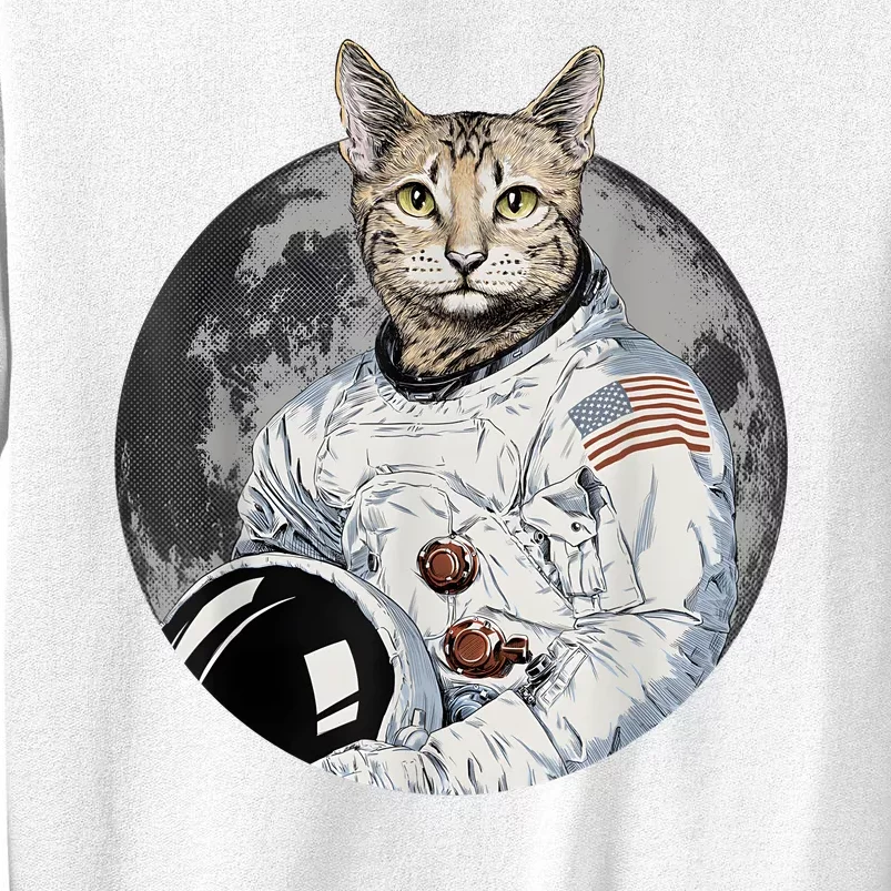 Funny Cat Astronaut Space Cosmic Kitten Moon Meme Sweatshirt