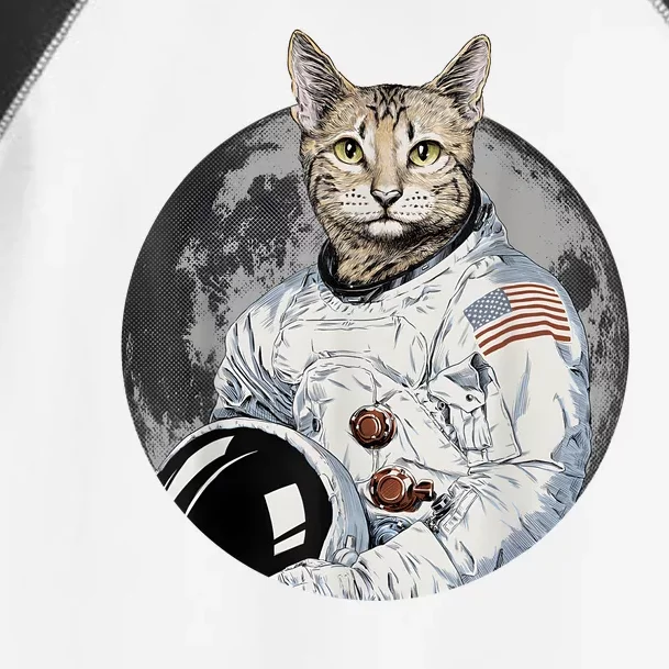 Funny Cat Astronaut Space Cosmic Kitten Moon Meme Toddler Fine Jersey T-Shirt