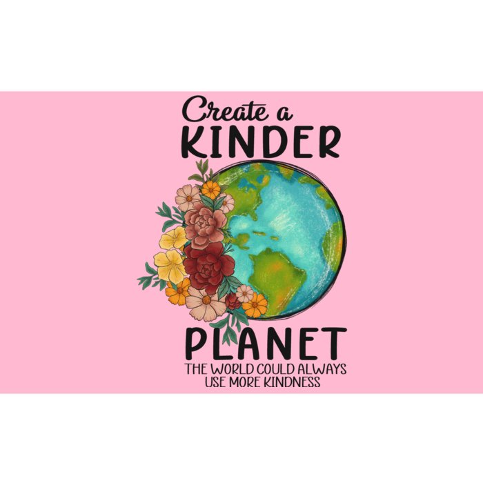 Funny Create A Kinder Planet Earth Day Bumper Sticker