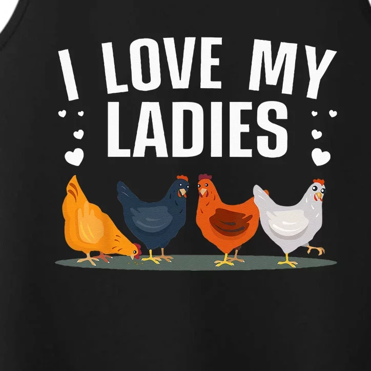 Funny Chicken Art Men Women Ladies Chicken Farmer Whisperer Performance Tank