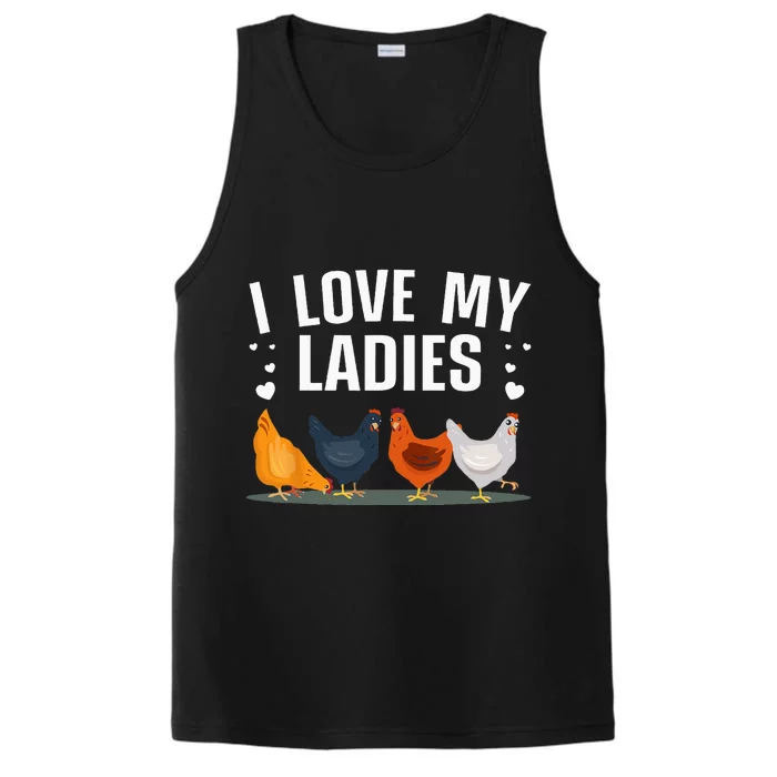 Funny Chicken Art Men Women Ladies Chicken Farmer Whisperer Performance Tank