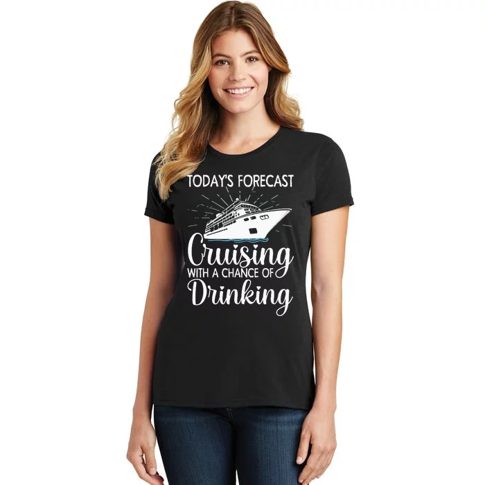 Funny Cruising Art For Cruise Ship Cruising Lovers Women's T-Shirt