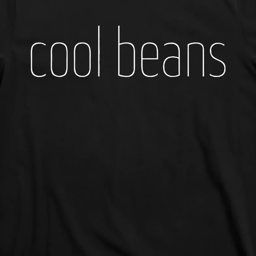 Fun Cool Beans Retro Handwritten Laid Back Lounge T-Shirt