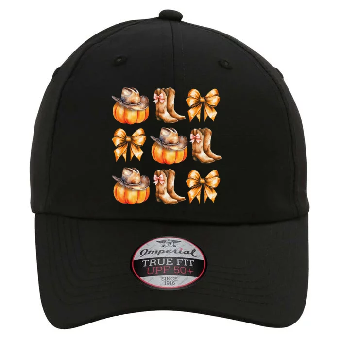 Funny Coquette Bow Pumpkin Halloween Ghost Spooky Season The Original Performance Cap