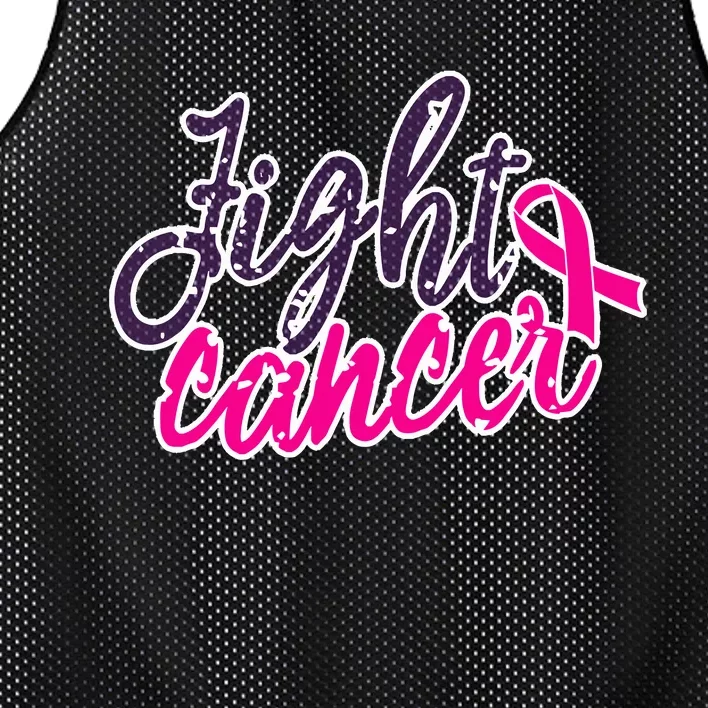 Fight Cancer Breast Cancer Awareness Mesh Reversible Basketball Jersey Tank