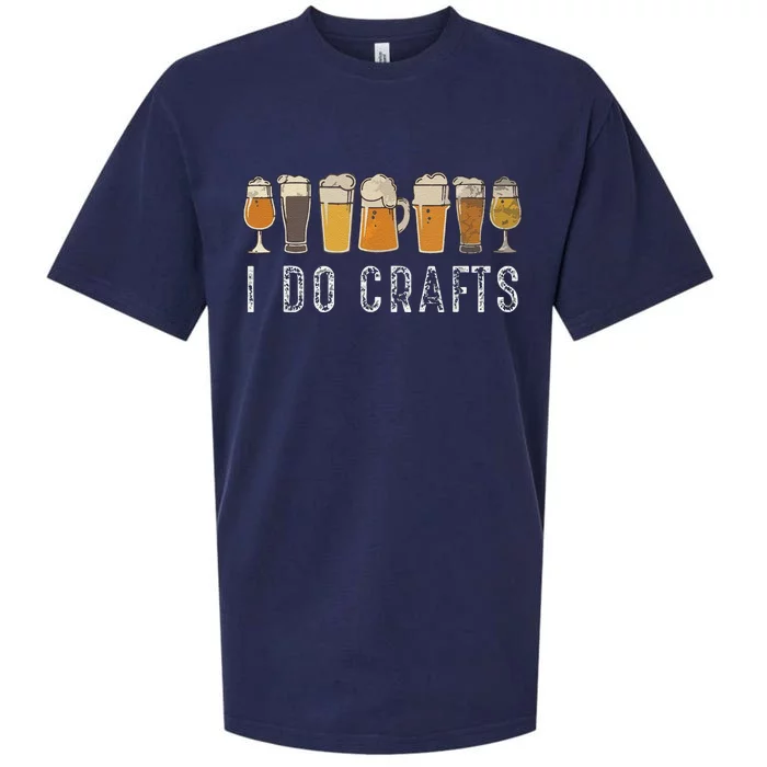 Funny Craft Beer Vintage I Do Crafts Home Brew Art Sueded Cloud Jersey T-Shirt