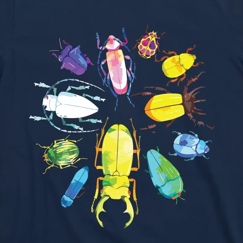 Fun Cute Bugs Insects Beetles Bug Catcher T-Shirt