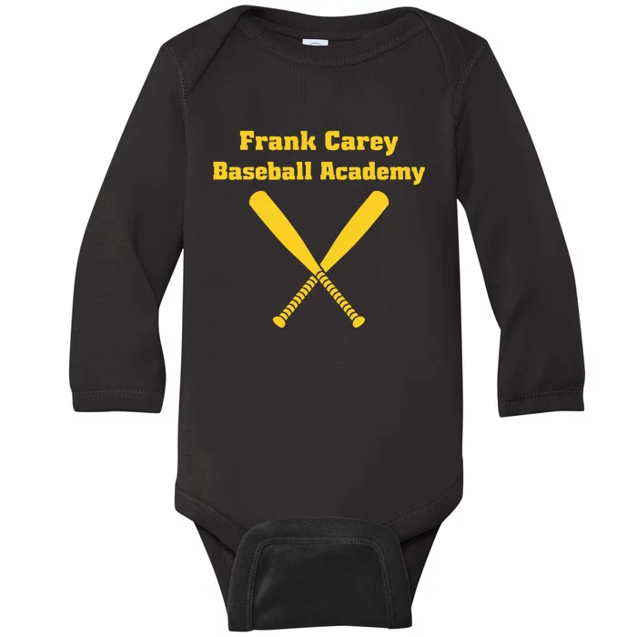 Frank Carey Baseball Academy Baby Long Sleeve Bodysuit