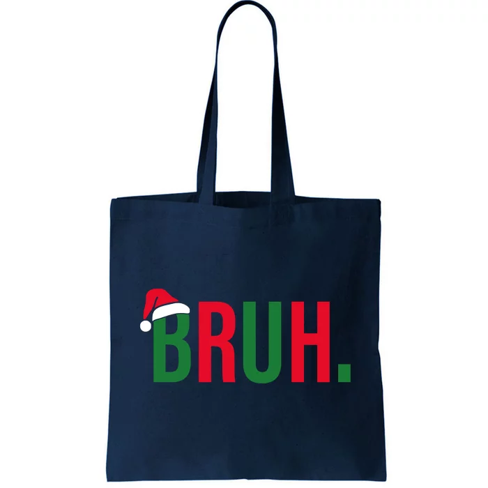 Funny Christmas Bruh Xmas Bruh Tote Bag