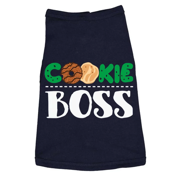 Funny Cookie Boss Girl Troop Leader Family Matching Doggie Tank