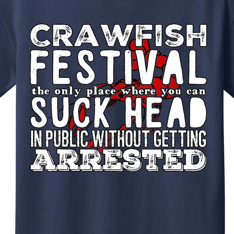 Funny Crawfish Boil Festival Kids T-Shirt