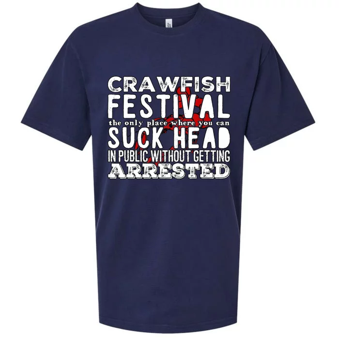 Funny Crawfish Boil Festival Sueded Cloud Jersey T-Shirt