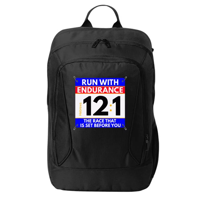 Fun Christian Bible Verse Run The Race Of Life Runners City Backpack