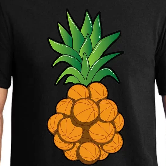 funny cool basketball pineapple design cool Pajama Set