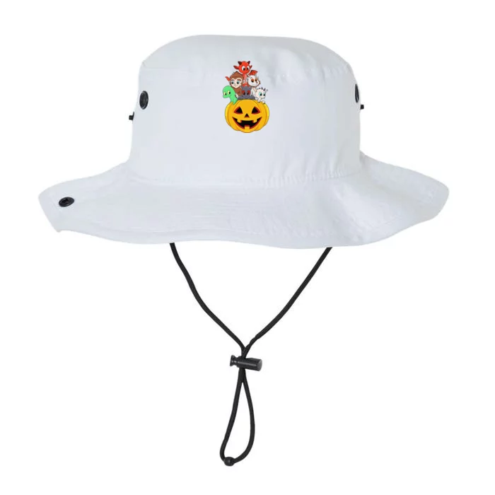 Funny Cryptid Bigfoot Pumpkin Halloween Legacy Cool Fit Booney Bucket Hat