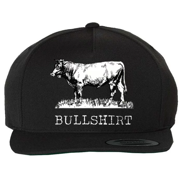 Funny Cow Bullshirt Bulls Wool Snapback Cap