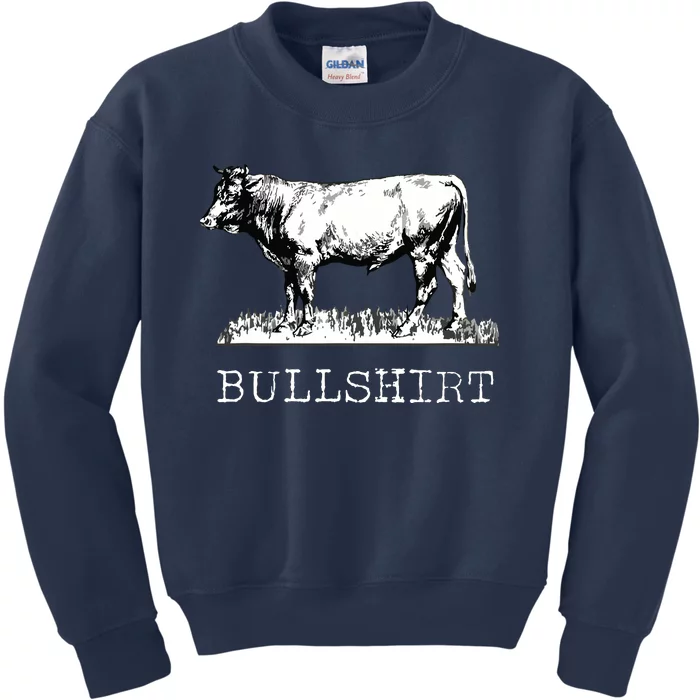 Funny Cow Bullshirt Bulls Kids Sweatshirt