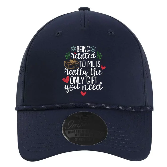 Funny Christmas Being Related To Me Is Really The Only Gift You Need Performance The Dyno Cap