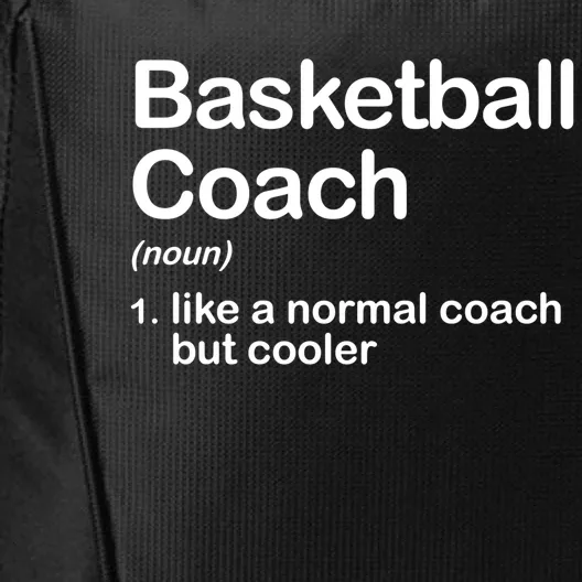 Funny College Basketball Coach Definition Design Gift City Backpack