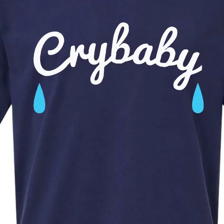 Funny Cry Baby Sueded Cloud Jersey T-Shirt