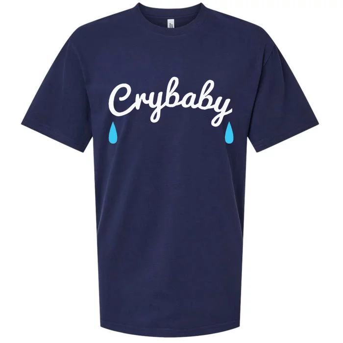 Funny Cry Baby Sueded Cloud Jersey T-Shirt