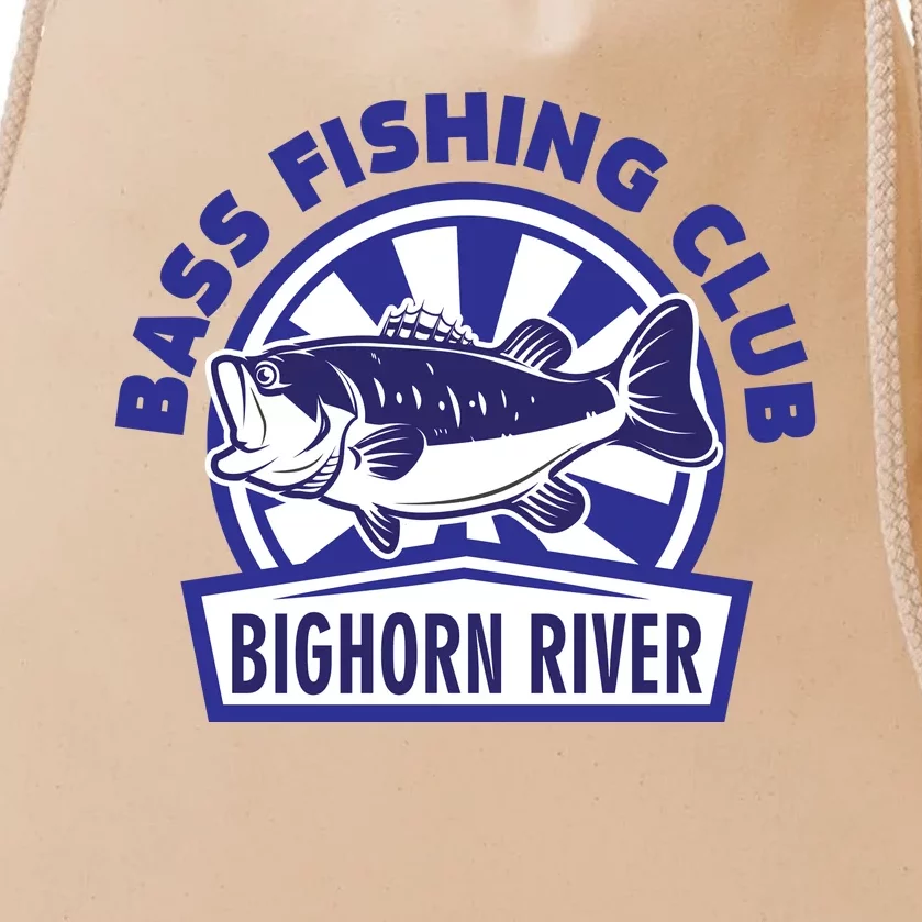 Fishing Club Bighorn River Drawstring Bag