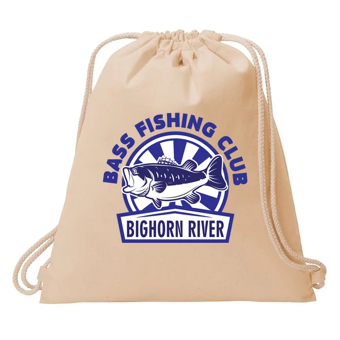 Fishing Club Bighorn River Drawstring Bag