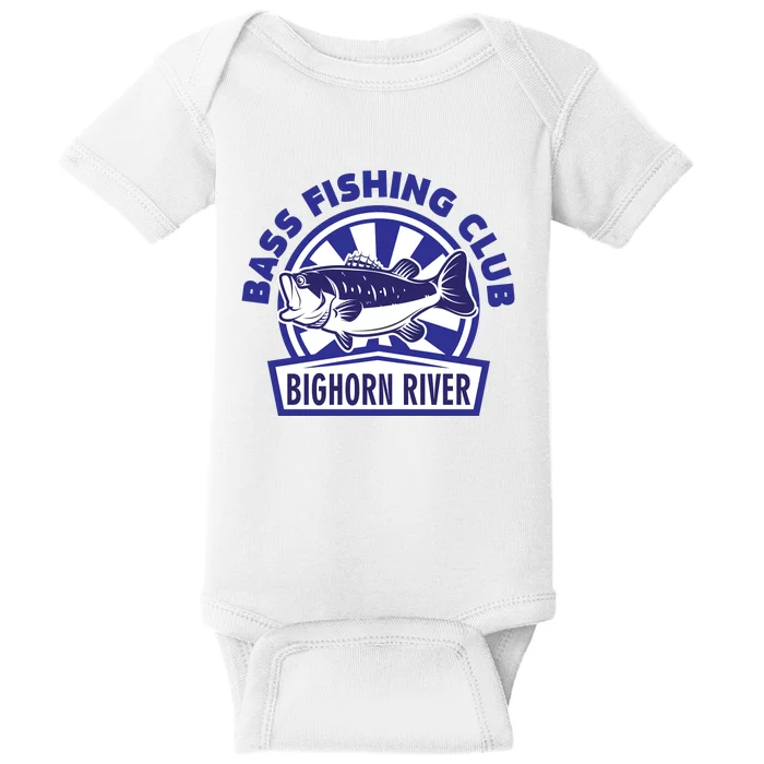 Fishing Club Bighorn River Baby Bodysuit