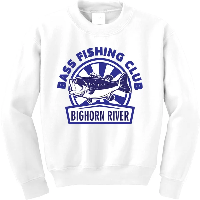 Fishing Club Bighorn River Kids Sweatshirt