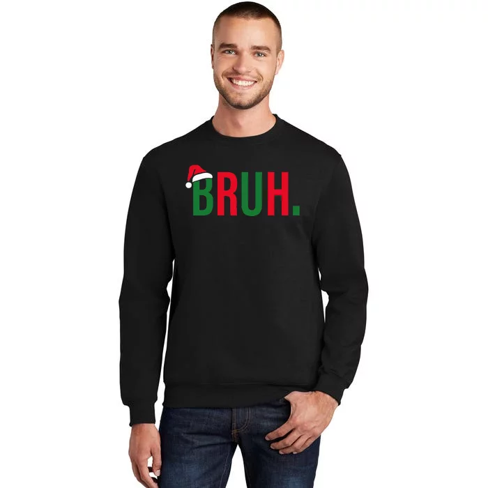 Funny Christmas Bruh Xmas Bruh Sweatshirt