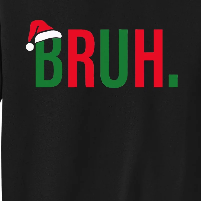 Funny Christmas Bruh Xmas Bruh Sweatshirt