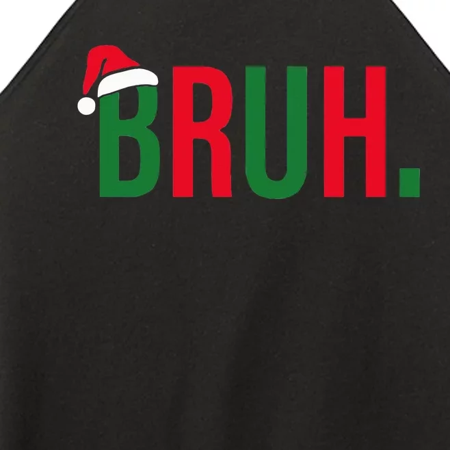 Funny Christmas Bruh Xmas Bruh Women’s Perfect Tri Rocker Tank