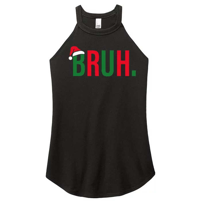 Funny Christmas Bruh Xmas Bruh Women’s Perfect Tri Rocker Tank