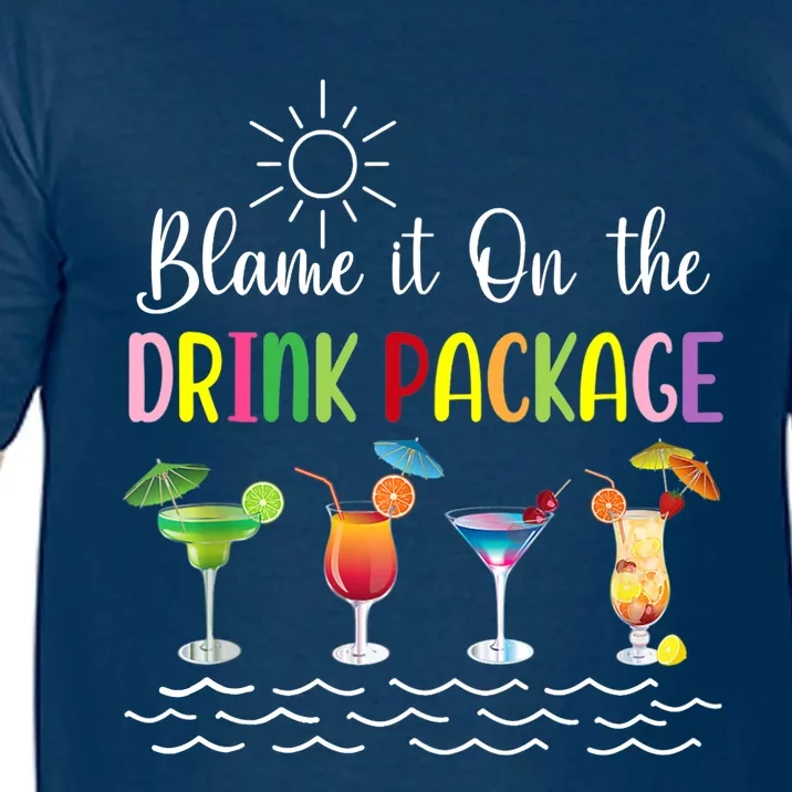 Funny Cruise Blame It On The Drink Package Family Cruising Tank Top Comfort Colors T-Shirt