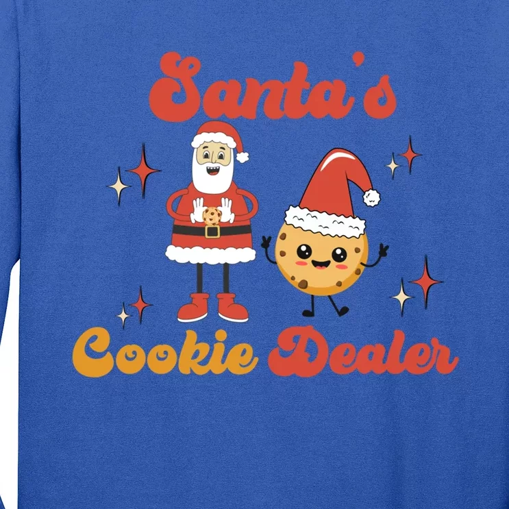 Funny Christmas Baker Santa’S Cookie Dealer Witty Gift Long Sleeve Shirt