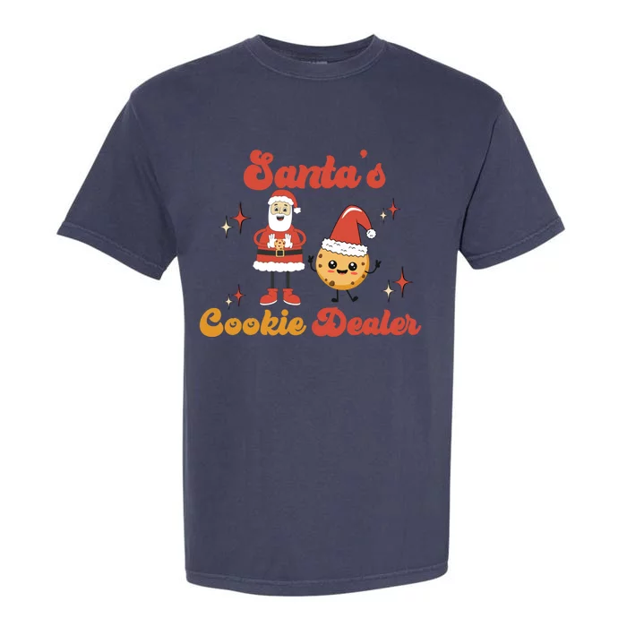 Funny Christmas Baker Santa’S Cookie Dealer Witty Gift Garment-Dyed Heavyweight T-Shirt