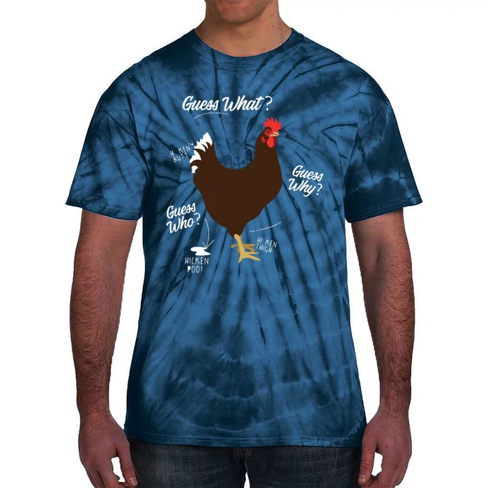 Funny Chicken Butt Guess Why Farm Tie Dye T Shirt Teeshirtpalace