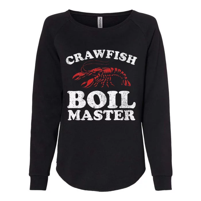 Funny Crawfish Boil Master Crawdaddy Cajun Mardi Gras Party Womens California Wash Sweatshirt