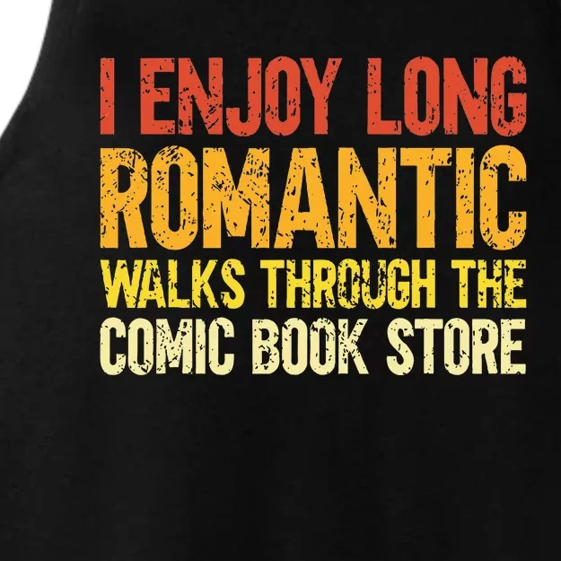 Funny Comic Book Lovers Comic Book Reader Comic Book Fans Ladies Tri-Blend Wicking Tank